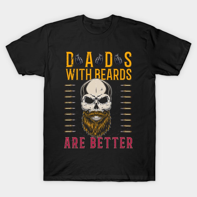 Dads With Beards Are Better T-shirt classique T-Shirt by Medtif